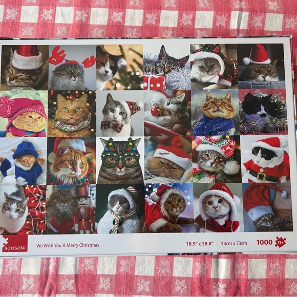 ADORABLE Christmas Kitties 1000 piece puzzle NEW!! - Picture 5 of 5